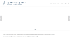 Desktop Screenshot of cyphercpa.com