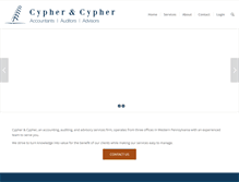 Tablet Screenshot of cyphercpa.com